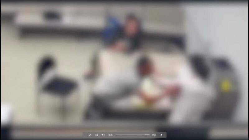 תקיפה בבית המשפט בבת-ים, תיעוד משטרת ישראל